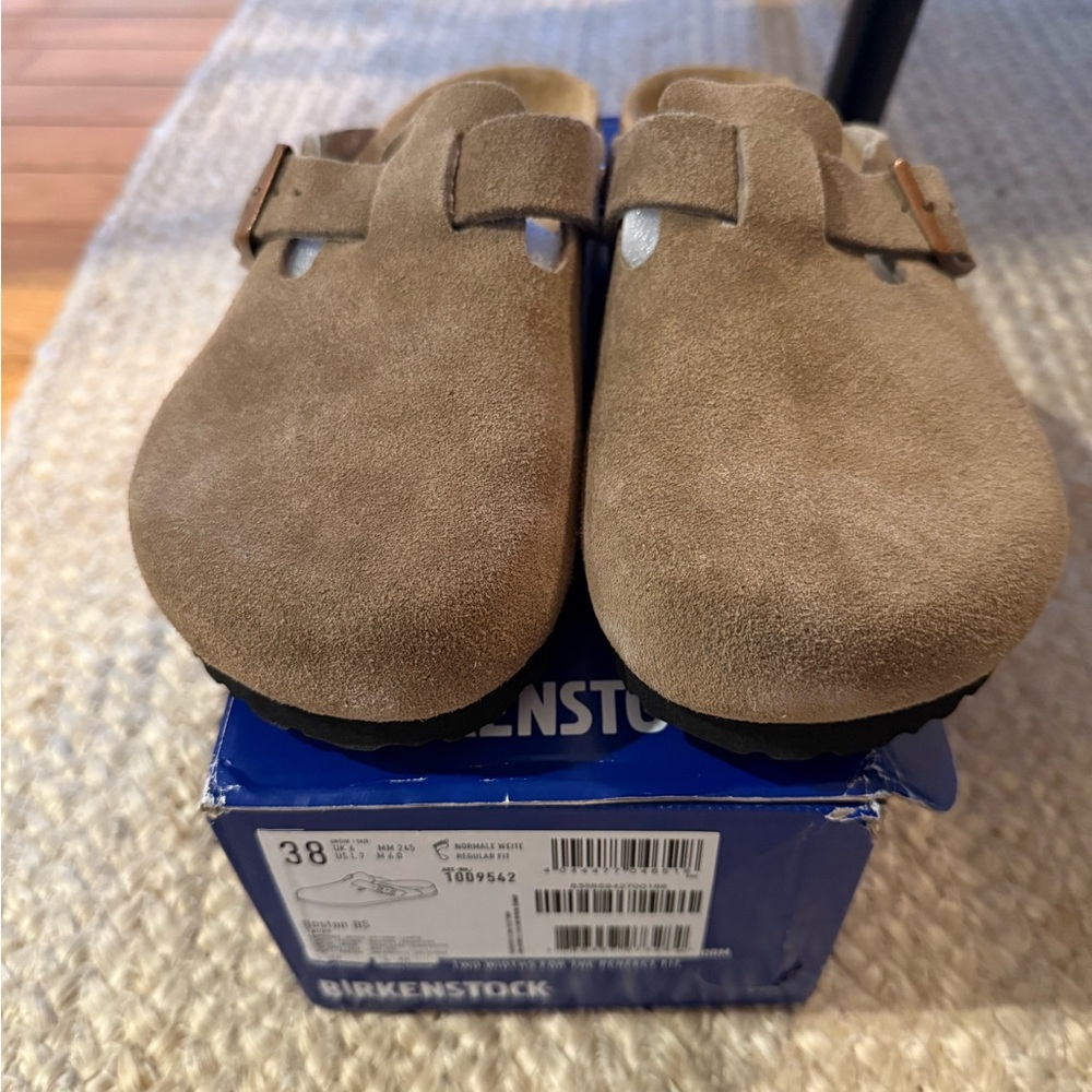 Birkenstock Tan Suede Loafers
